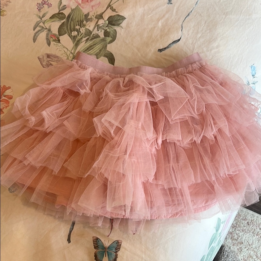 Love shack fancy x GAP Pink Tulle Skirt for Kids